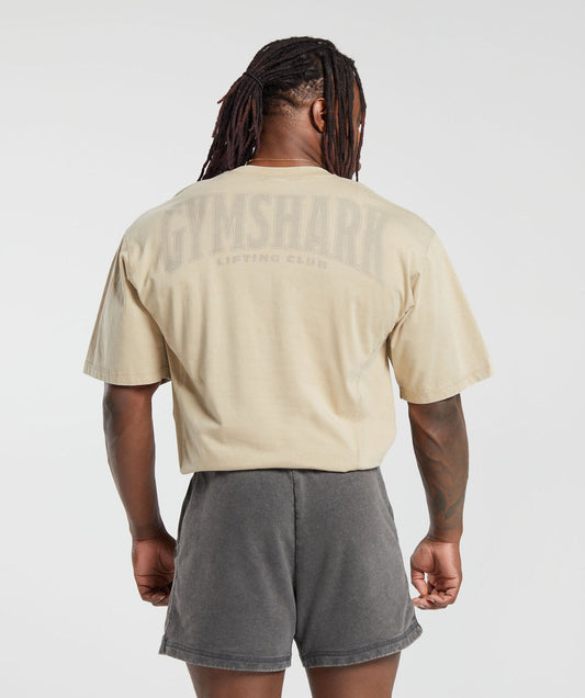 GymShark Lifting Club Beige Tee