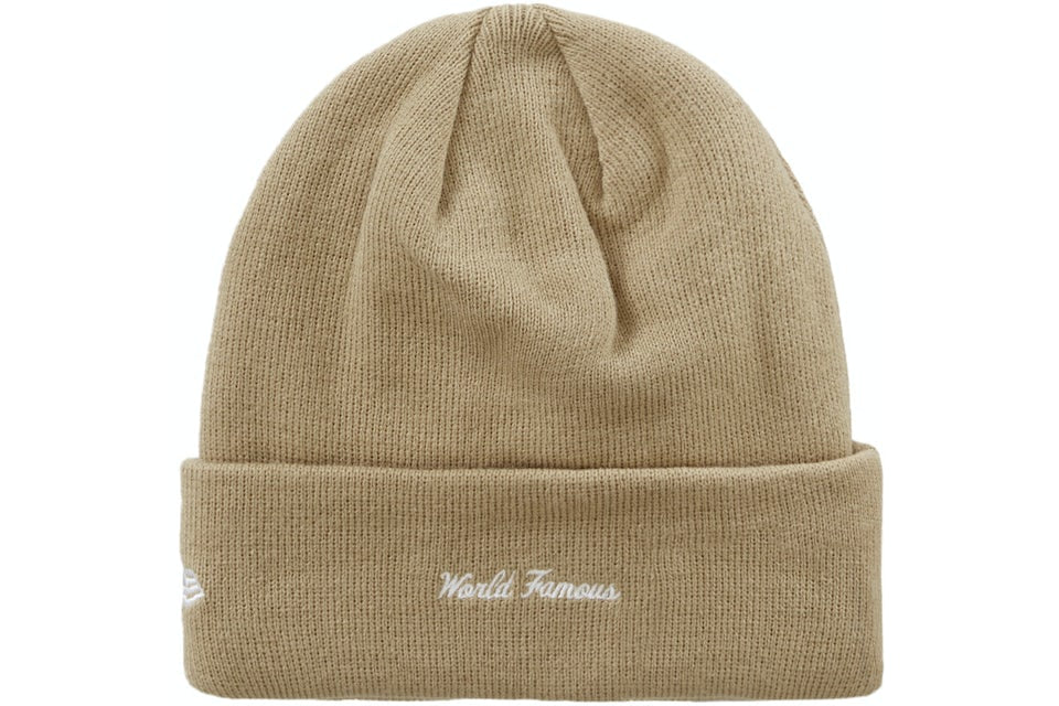 Supreme Box Logo Beige Beanie