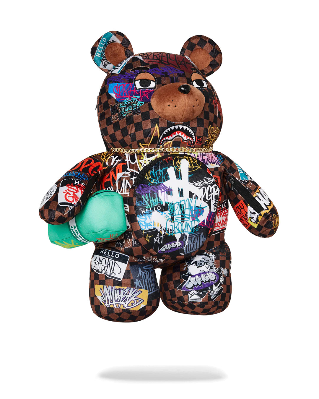 Spray Ground grafiti Teddy