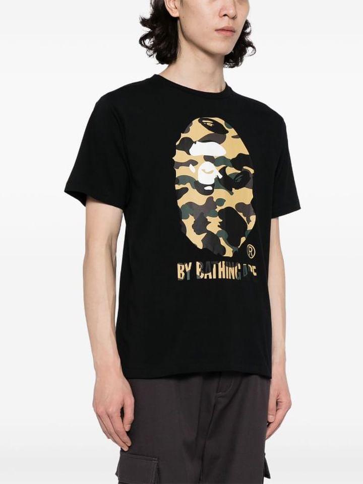 A Bathing Ape Camo Black Tee