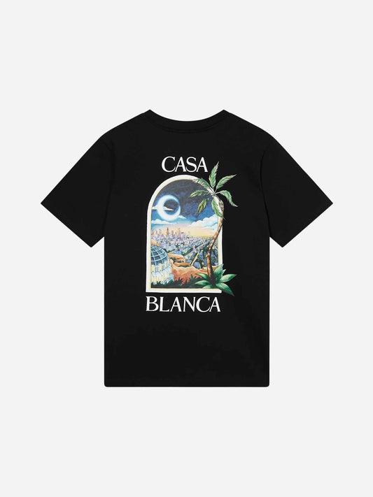 CASABLANCA
LA NIGHT PRINTED T-SHIRT