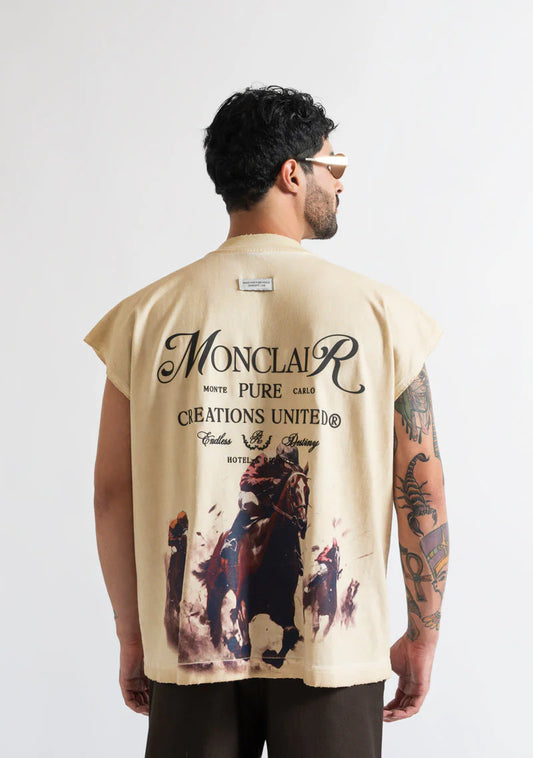 PURE MONCLAIR CREAM TANK