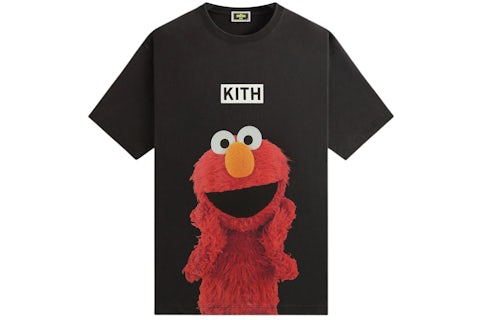 Camiseta Kith x Sesame Street Elmo Negro