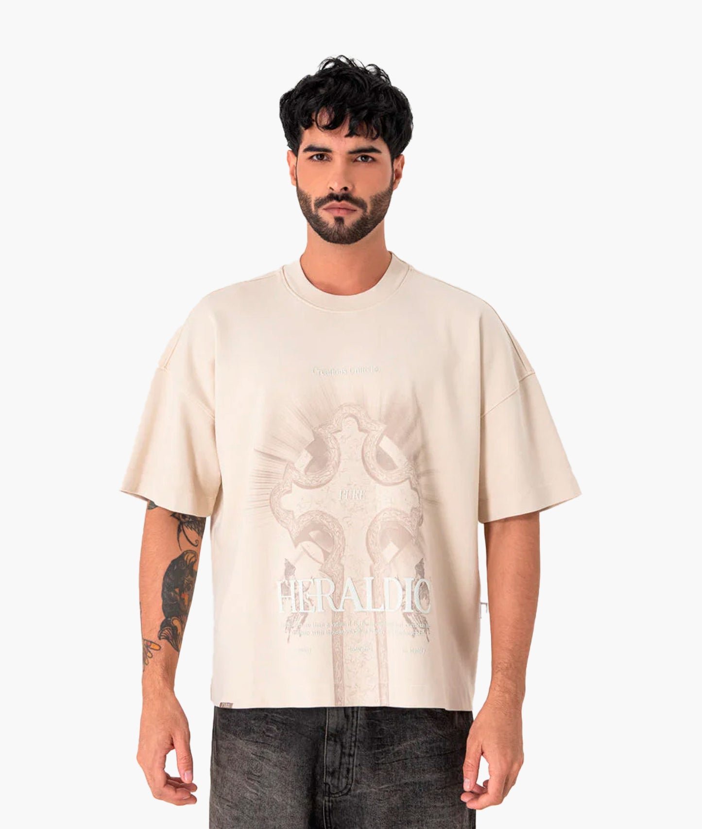 Pure Heraldic Beige Tee