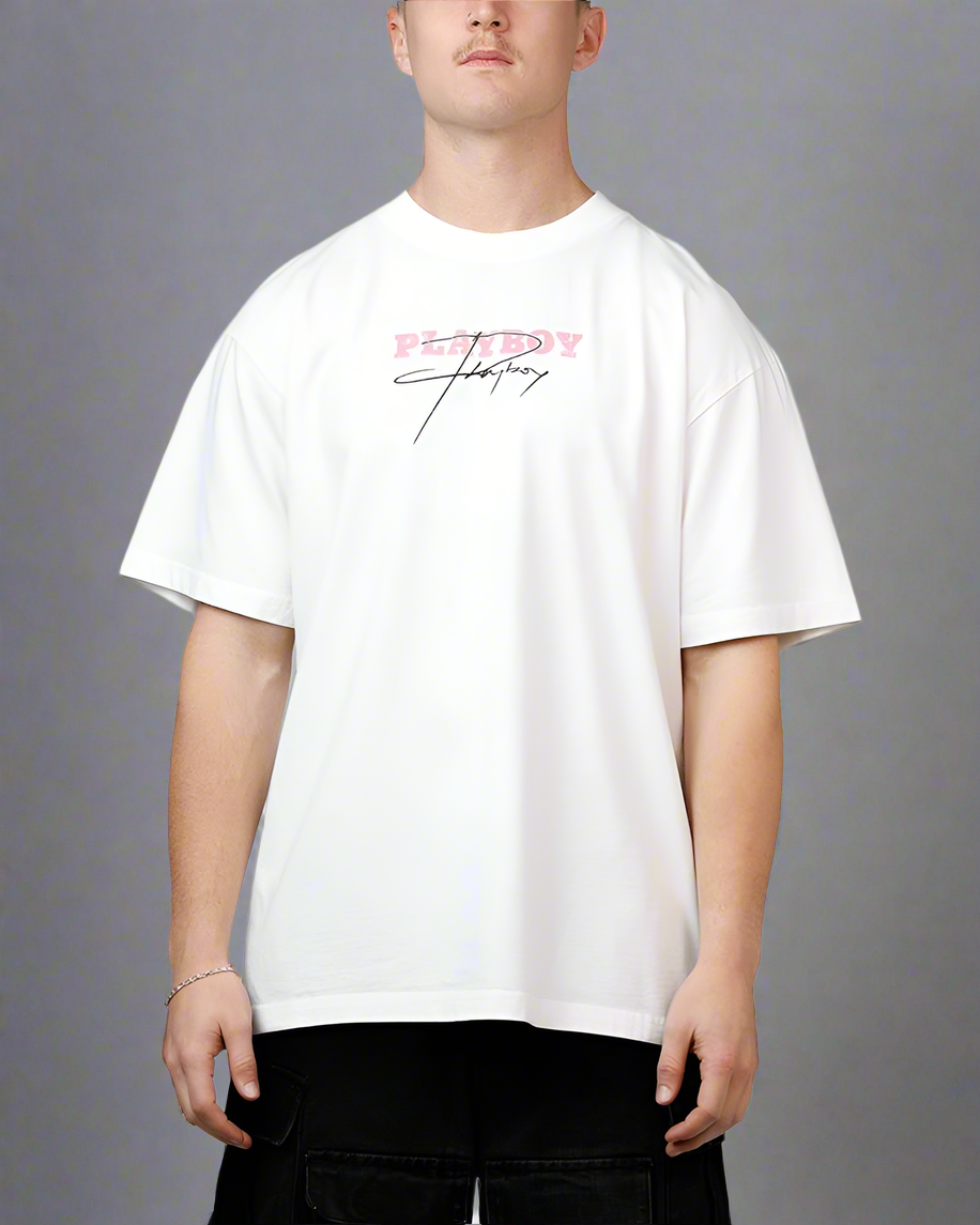 Playboy White Tee