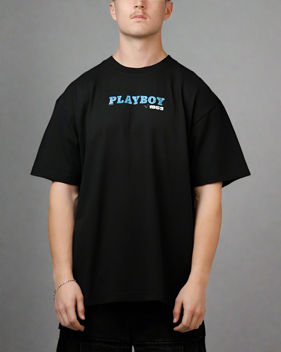 Playboy Black and Blue Tee