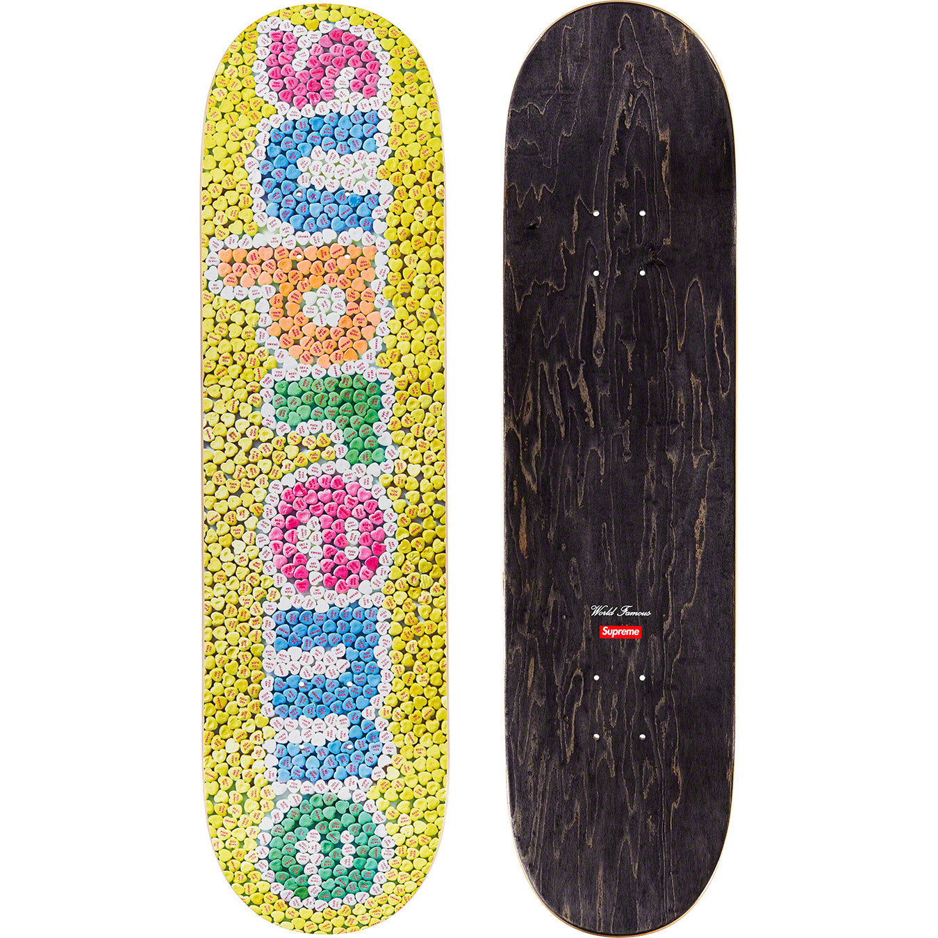 Supreme Candy Hearts Skateboard collection