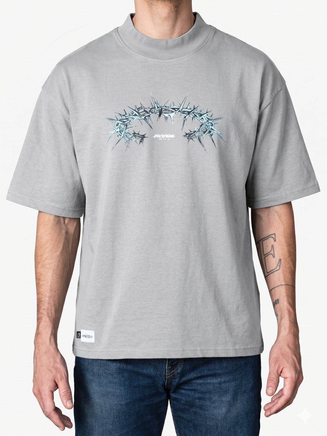 Prayers Grey Tee