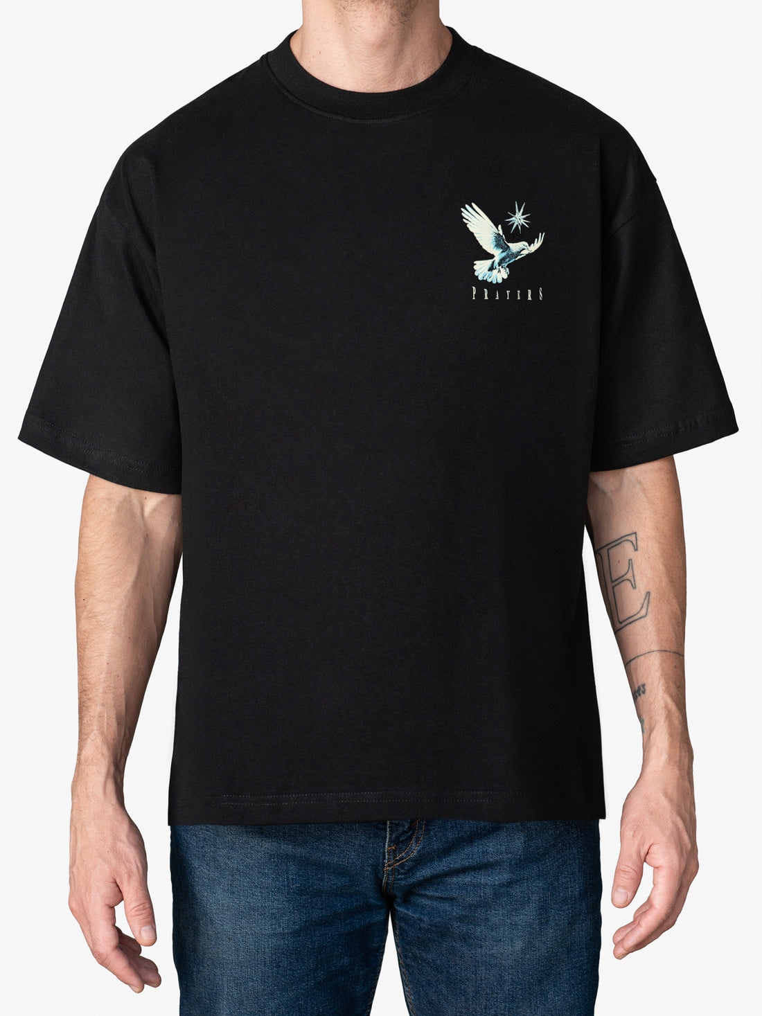 Prayers Black Tee